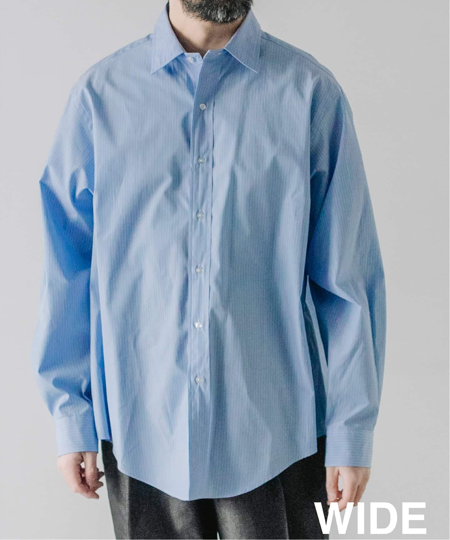 予約》【LE / エルイー】 WIDE RG SH:シャツ（シャツ／ブラウス）｜L