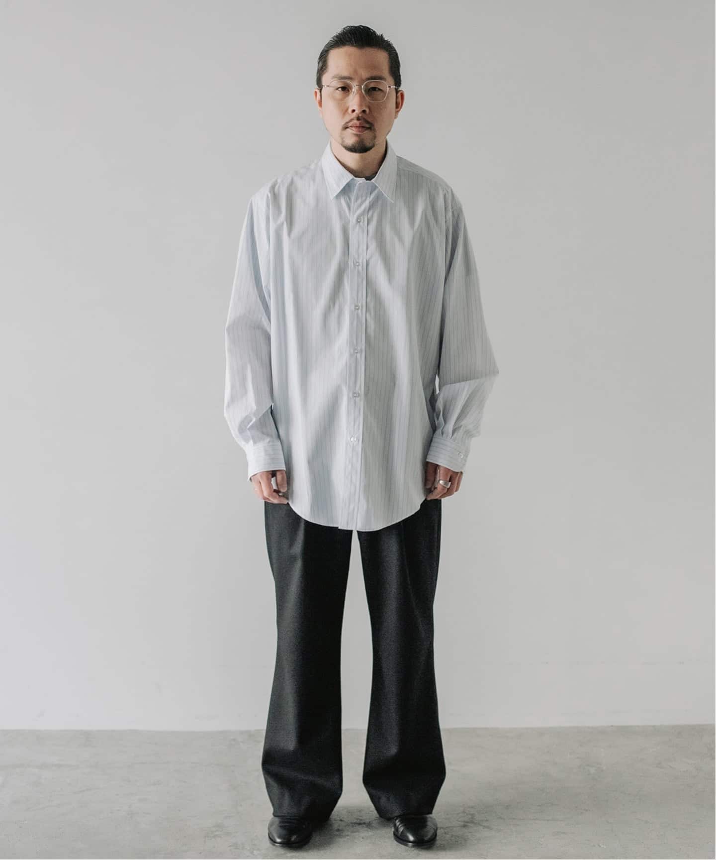 予約》【LE / エルイー】 EX WIDE RG SH：シャツ（シャツ／ブラウス