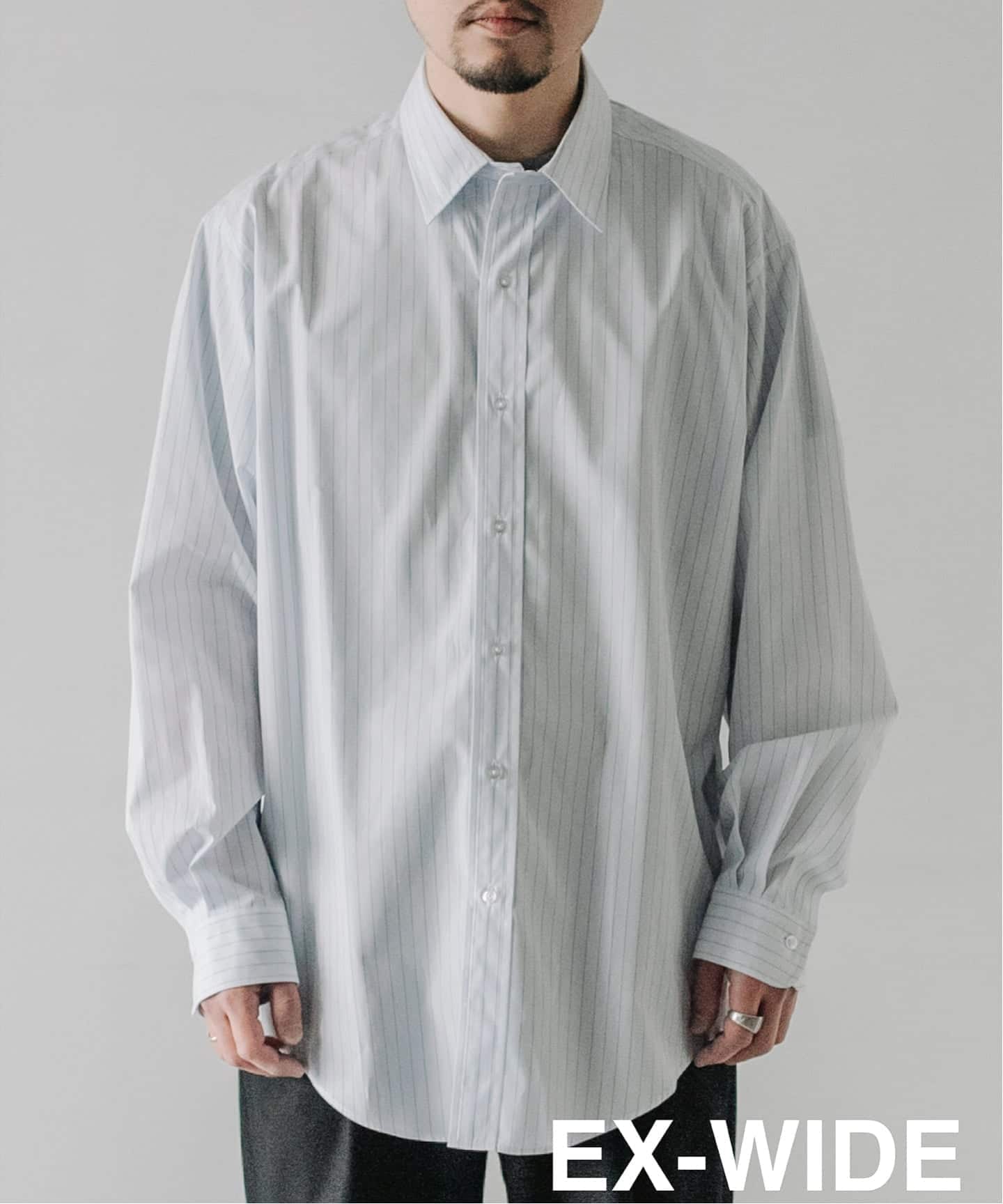 予約》【LE / エルイー】 EX WIDE RG SH：シャツ（シャツ／ブラウス