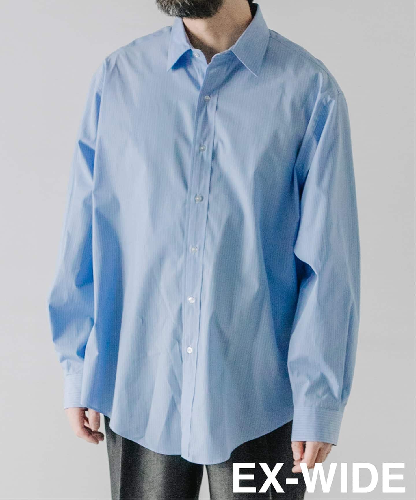 予約》【LE / エルイー】 EX WIDE RG SH：シャツ（シャツ／ブラウス