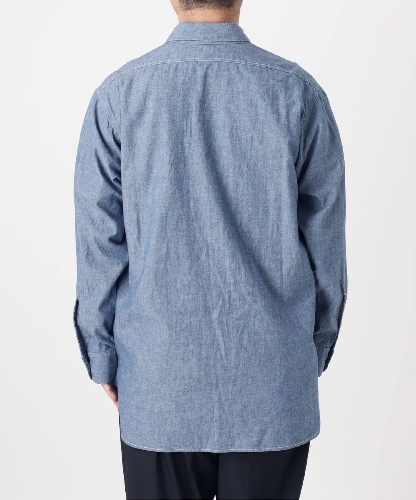 LE / エルイー】 STANDARD chambray SH:シャツ（シャツ／ブラウス）｜L
