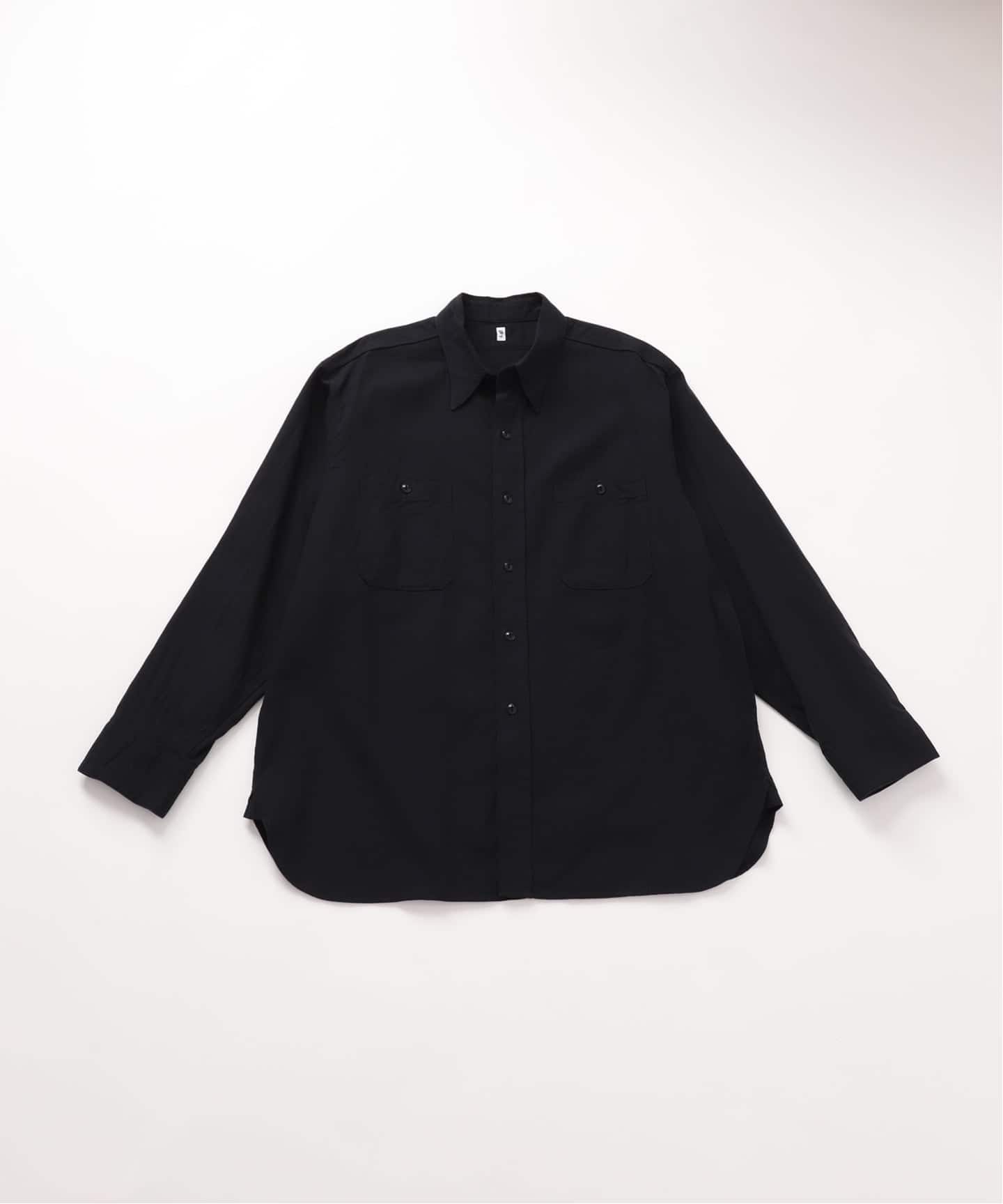 LE / エルイー】 WIDE chambray SH:シャツ（シャツ／ブラウス）｜L