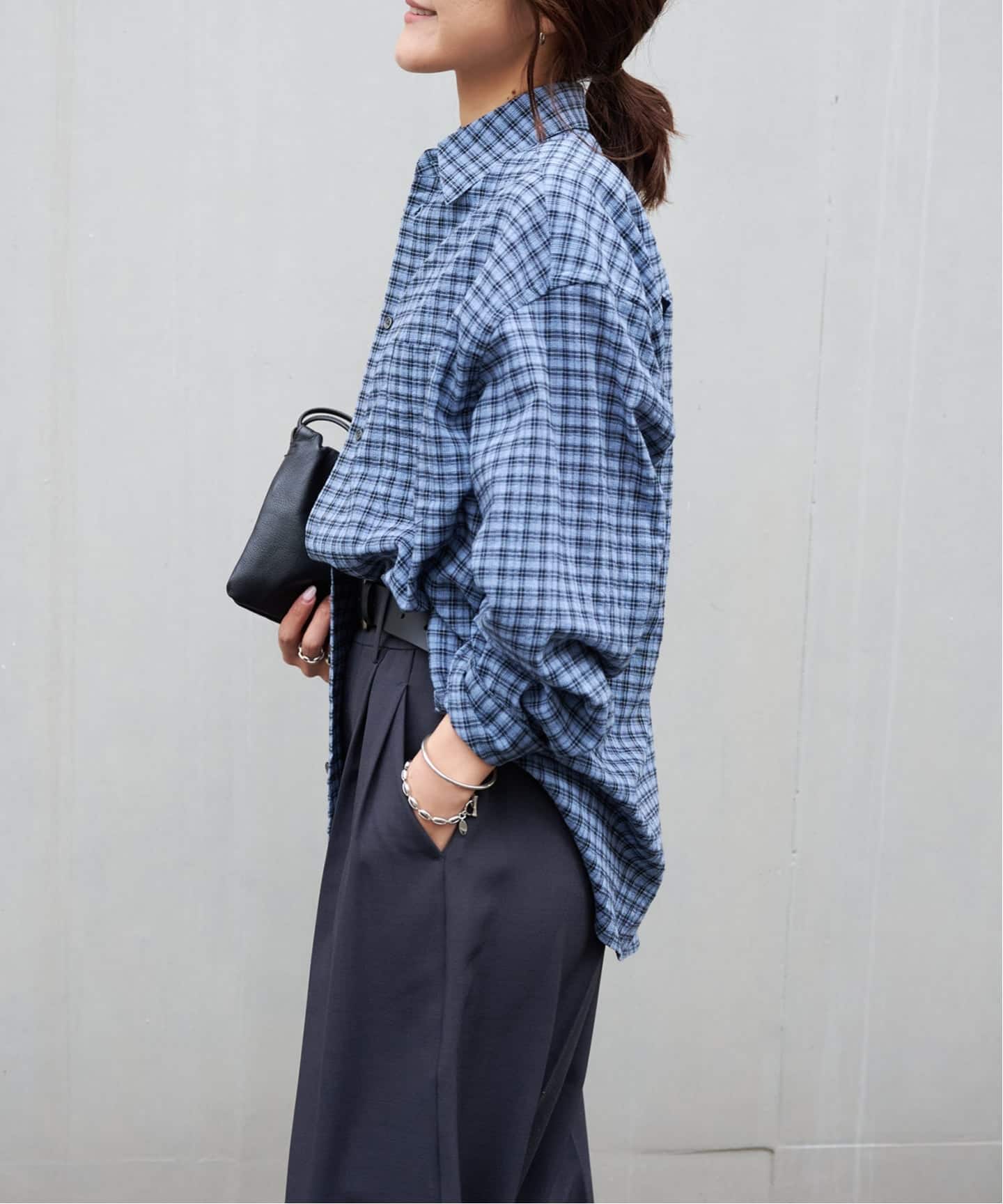 シャツ／ブラウス（レディース／サックスブルー）の通販｜BAYCREW'S STORE