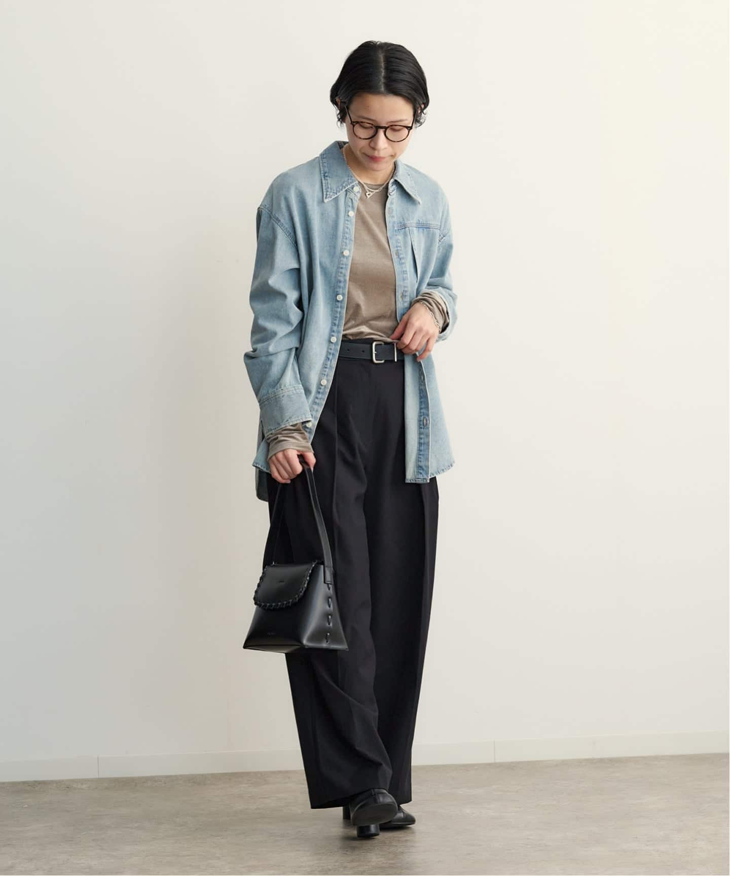 CLANE COMPACT DENIM SHIRTS（シャツ／ブラウス）｜BOICE FROM