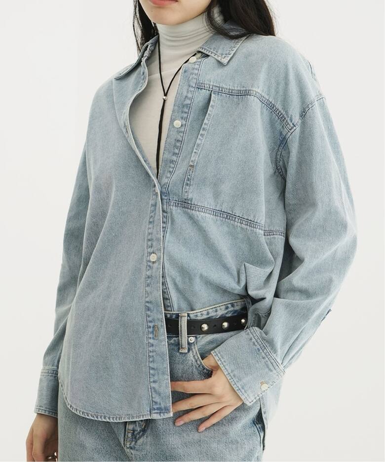 CLANE COMPACT DENIM SHIRTS（シャツ／ブラウス）｜BOICE FROM 