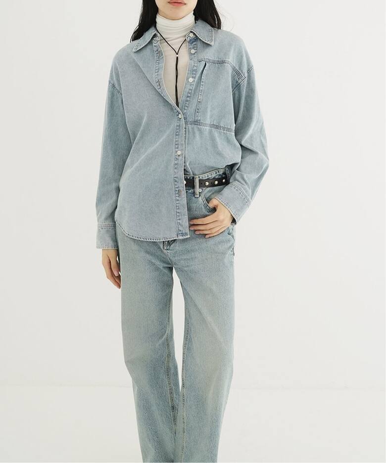 CLANE COMPACT DENIM SHIRTS（シャツ／ブラウス）｜BOICE FROM 