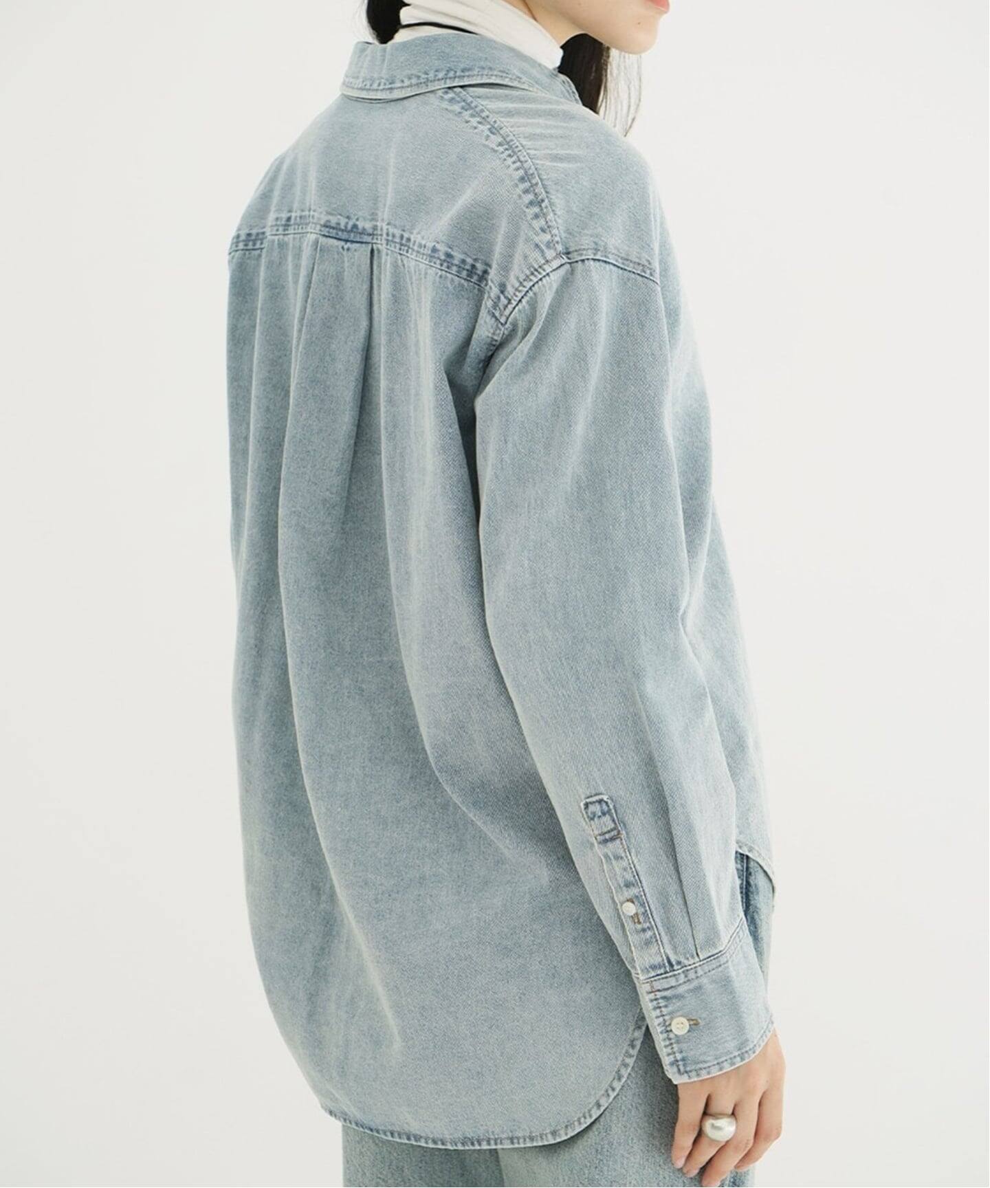 CLANE COMPACT DENIM SHIRTS（シャツ／ブラウス）｜BOICE FROM