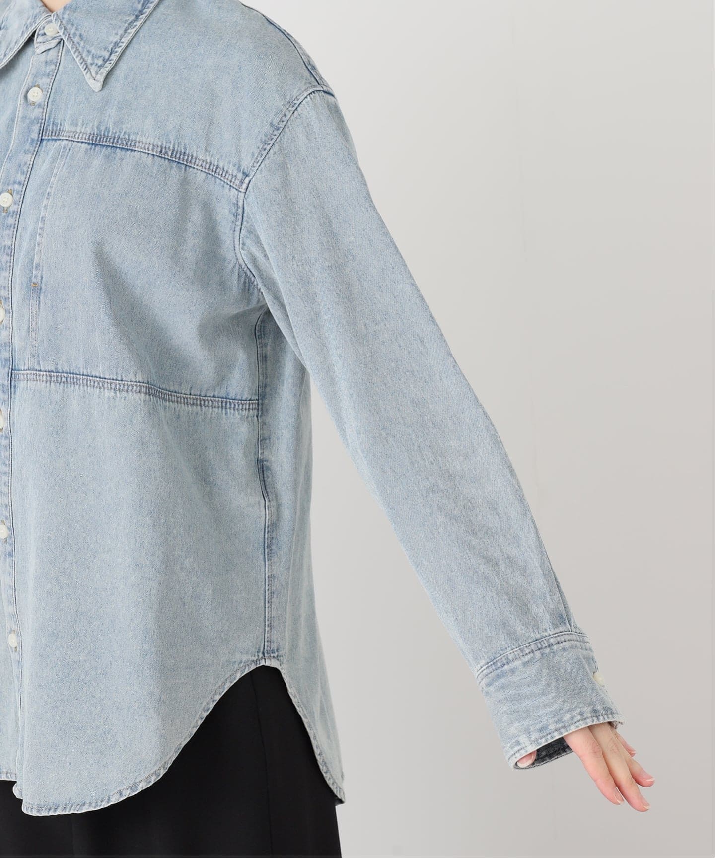 CLANE COMPACT DENIM SHIRTS（シャツ／ブラウス）｜BOICE FROM