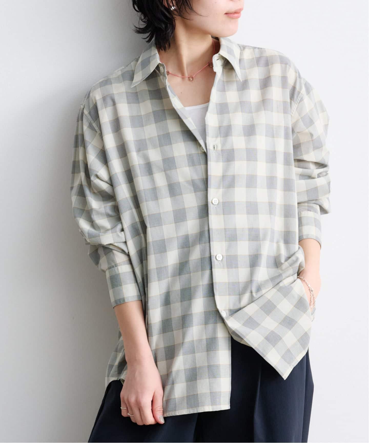 MY___ ORIGINAL CHECK SHIRT（シャツ／ブラウス）｜BOICE FROM