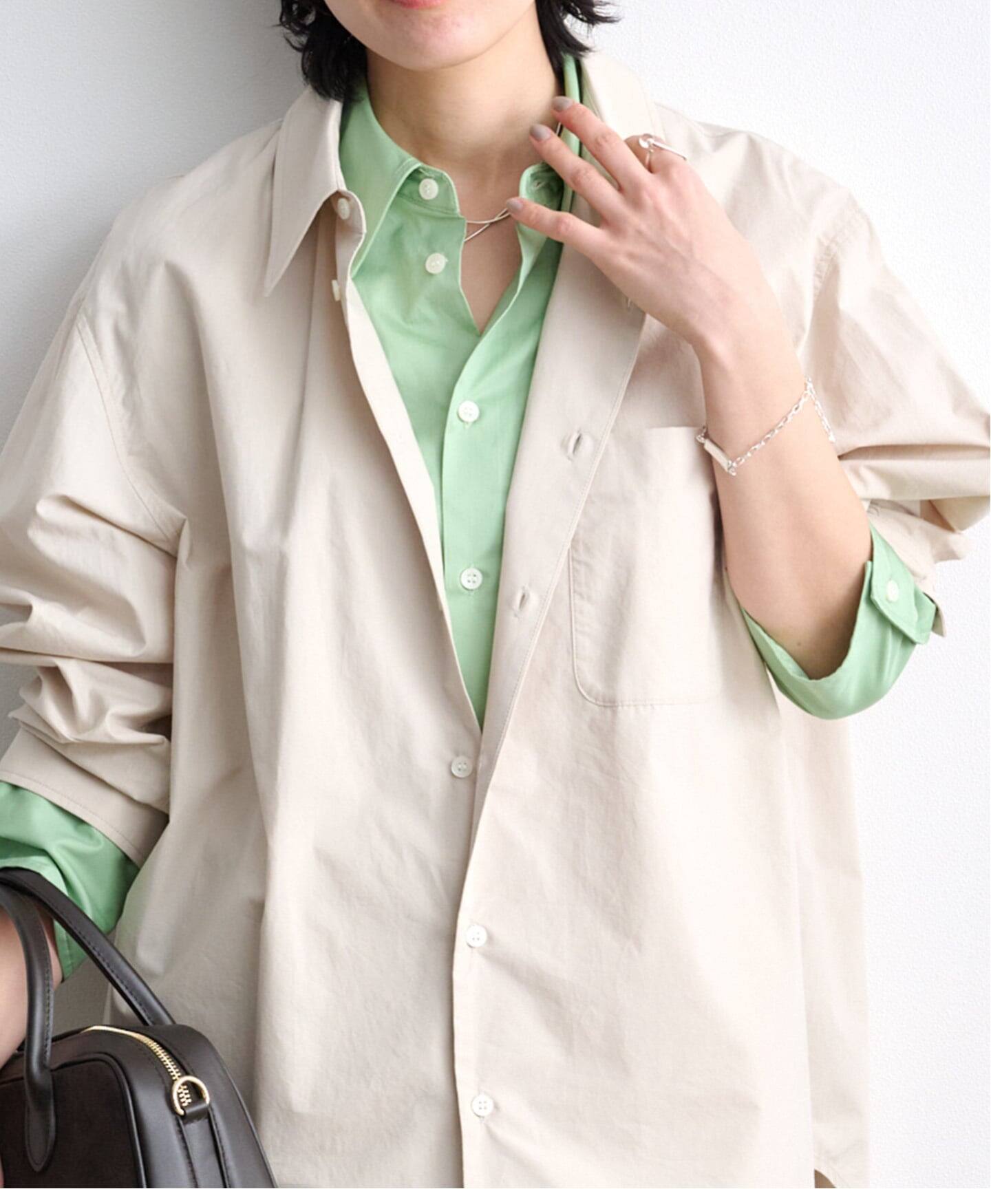 CLANE TWO TONE LAYERED SHIRTS（シャツ／ブラウス）｜BOICE FROM
