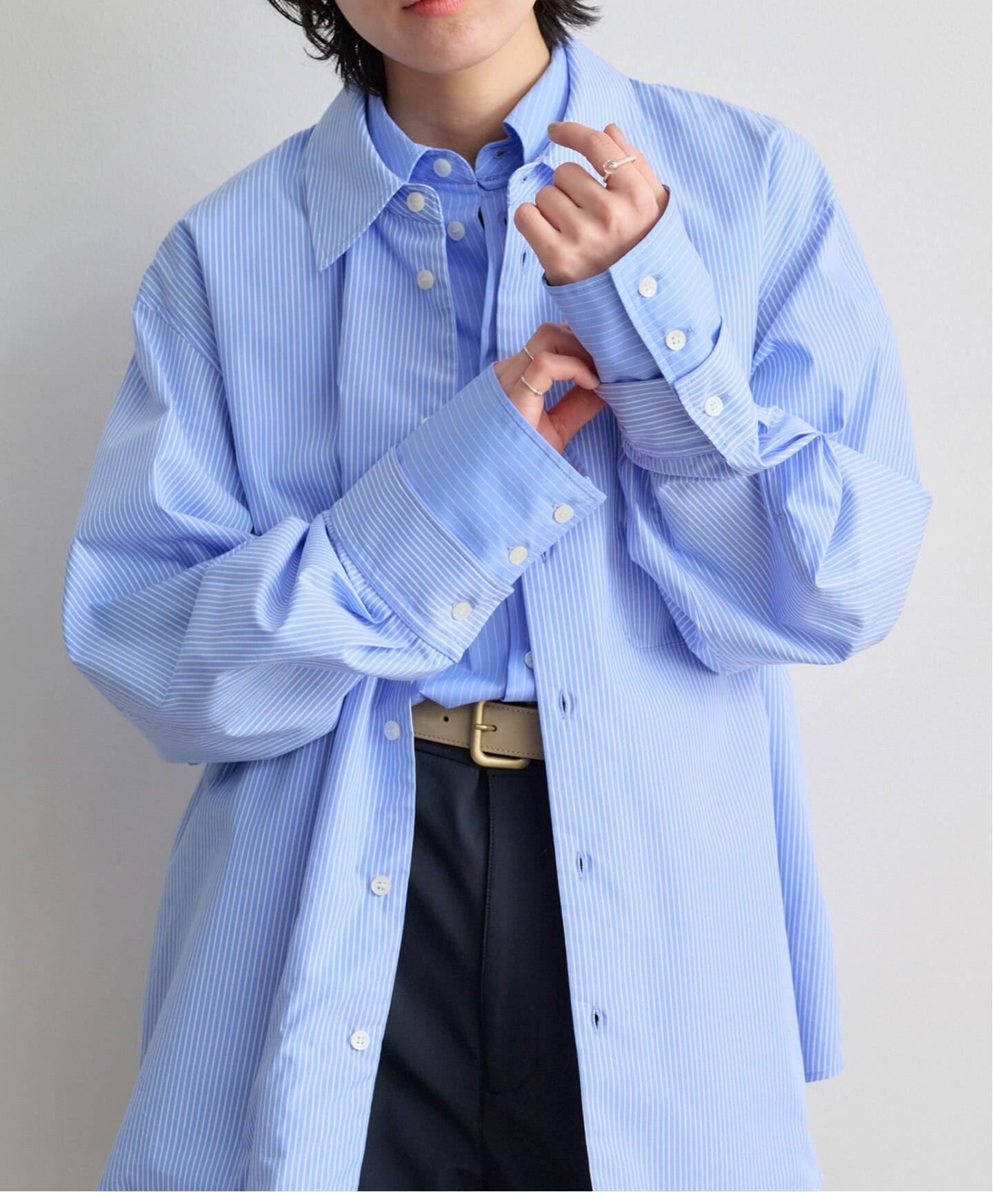 CLANE TWO TONE LAYERED SHIRTS（シャツ／ブラウス）｜BOICE FROM