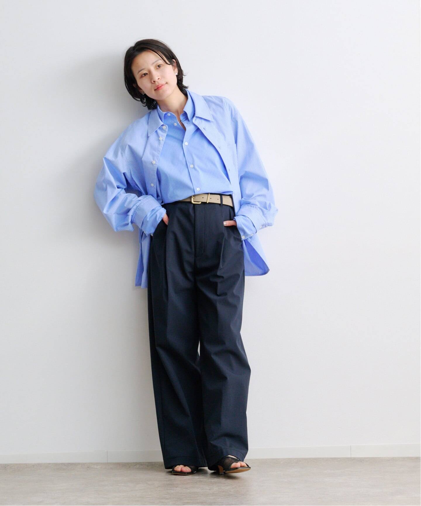 CLANE TWO TONE LAYERED SHIRTS（シャツ／ブラウス）｜BOICE FROM