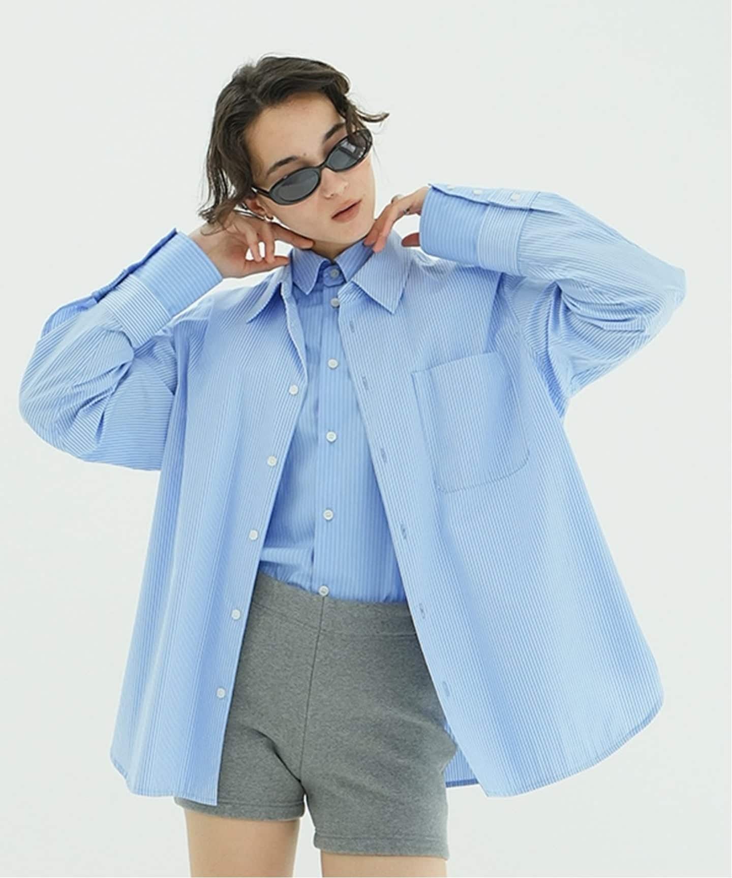 CLANE TWO TONE LAYERED SHIRTS（シャツ／ブラウス）｜BOICE FROM