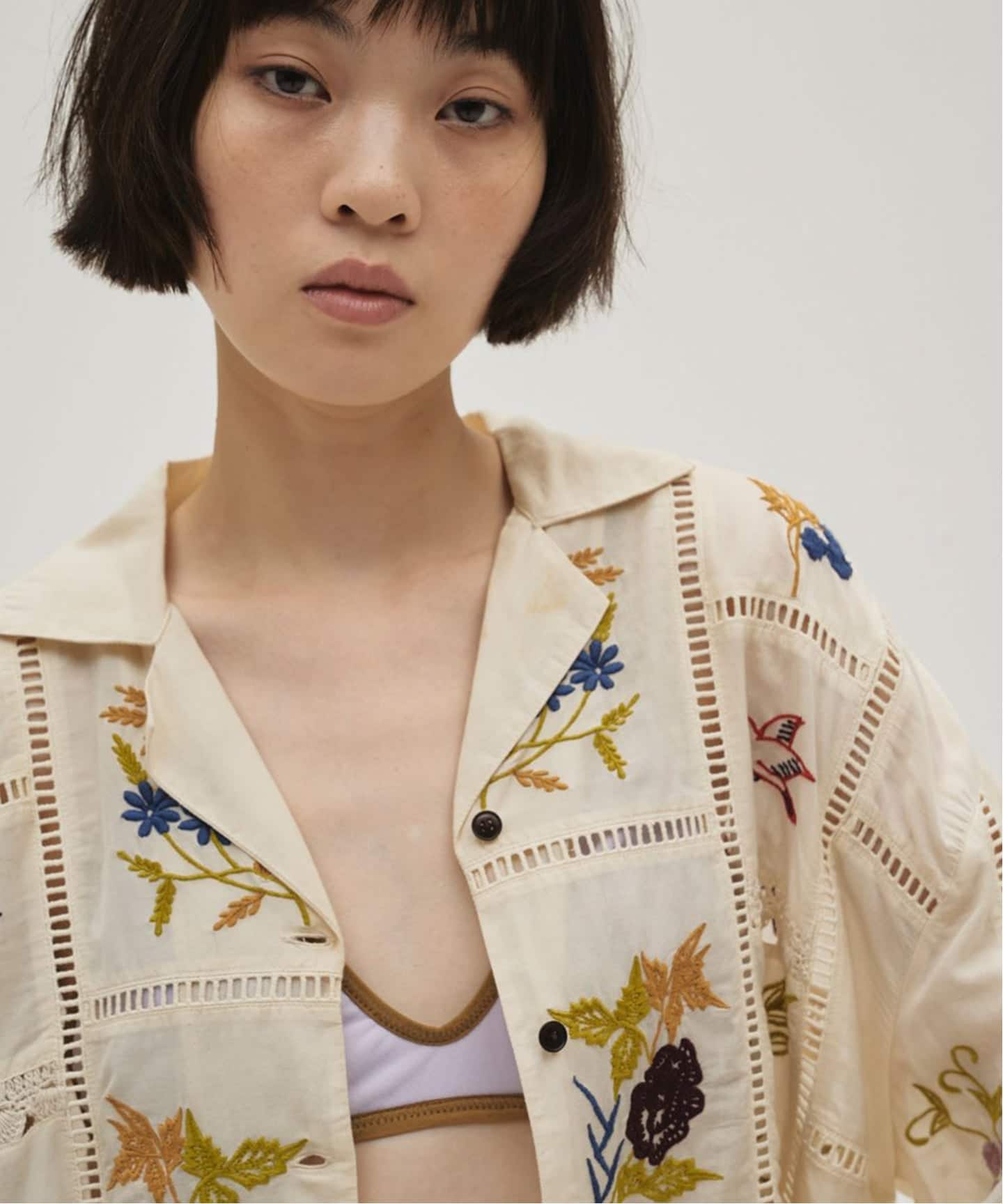 TODAYFUL Embroidery Patchwork Shirts（シャツ／ブラウス）｜BOICE