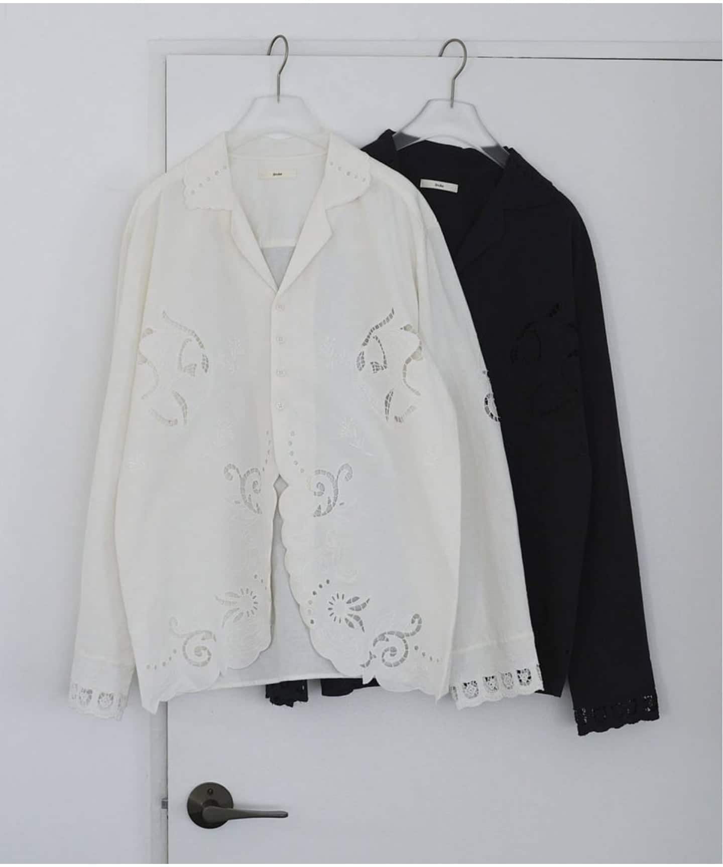 anuke Cutwork Opencollar Shirts（シャツ／ブラウス）｜BOICE FROM