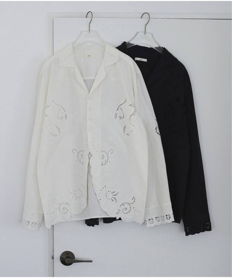 anuke Cutwork Opencollar Shirts（シャツ／ブラウス）｜BOICE FROM 