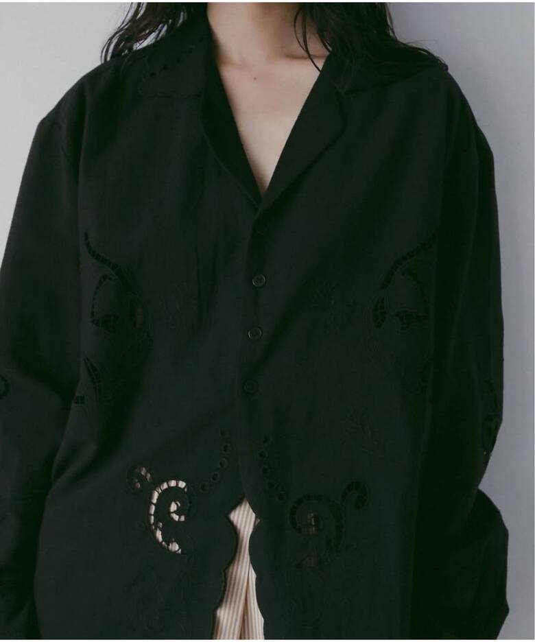 anuke Cutwork Opencollar Shirts（シャツ／ブラウス）｜BOICE FROM 