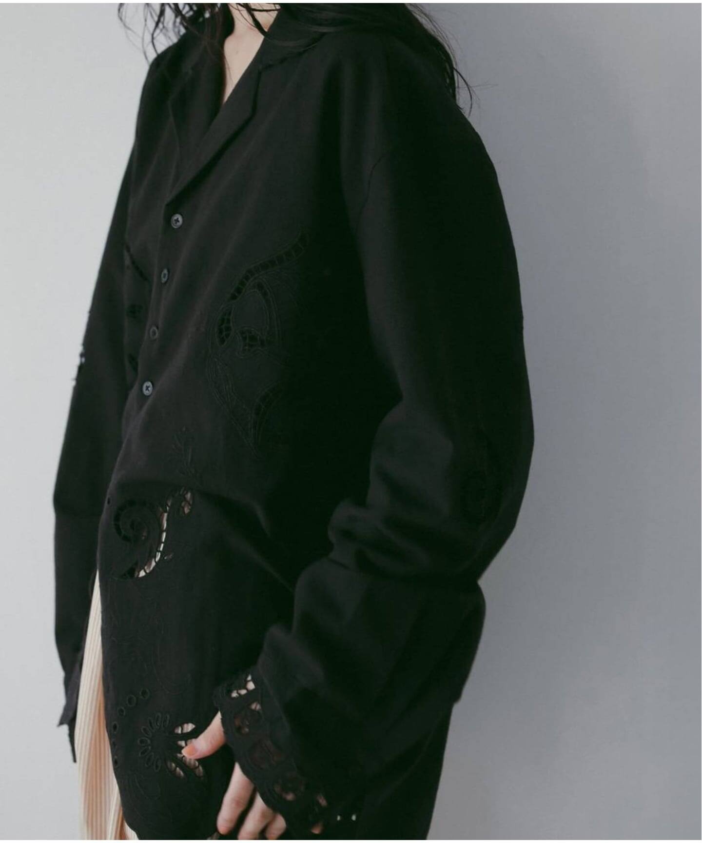 anuke Cutwork Opencollar Shirts（シャツ／ブラウス）｜BOICE FROM