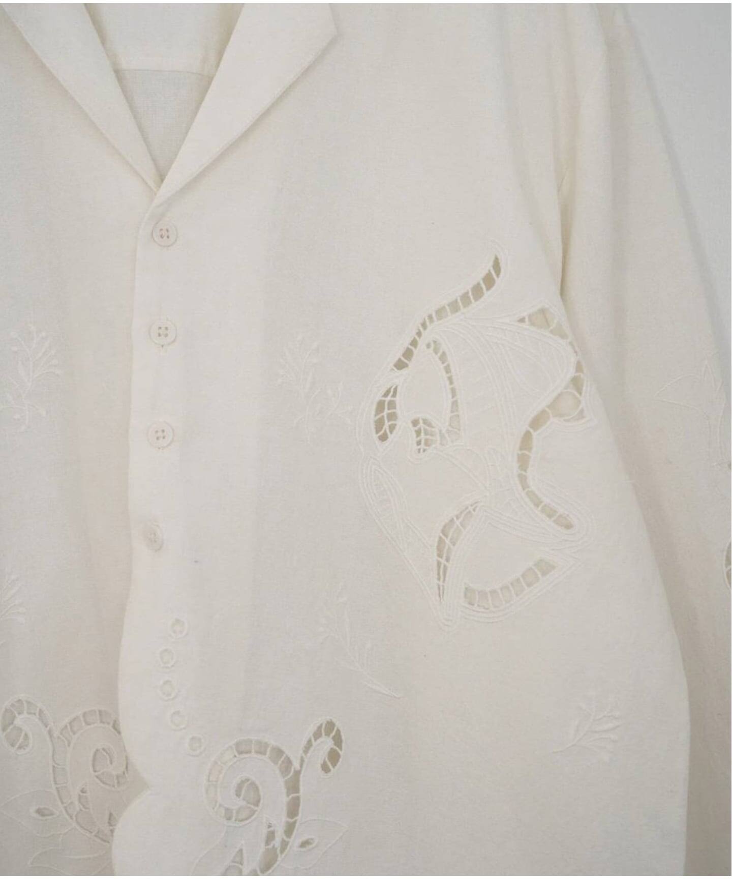 anuke Cutwork Opencollar Shirts（シャツ／ブラウス）｜BOICE FROM