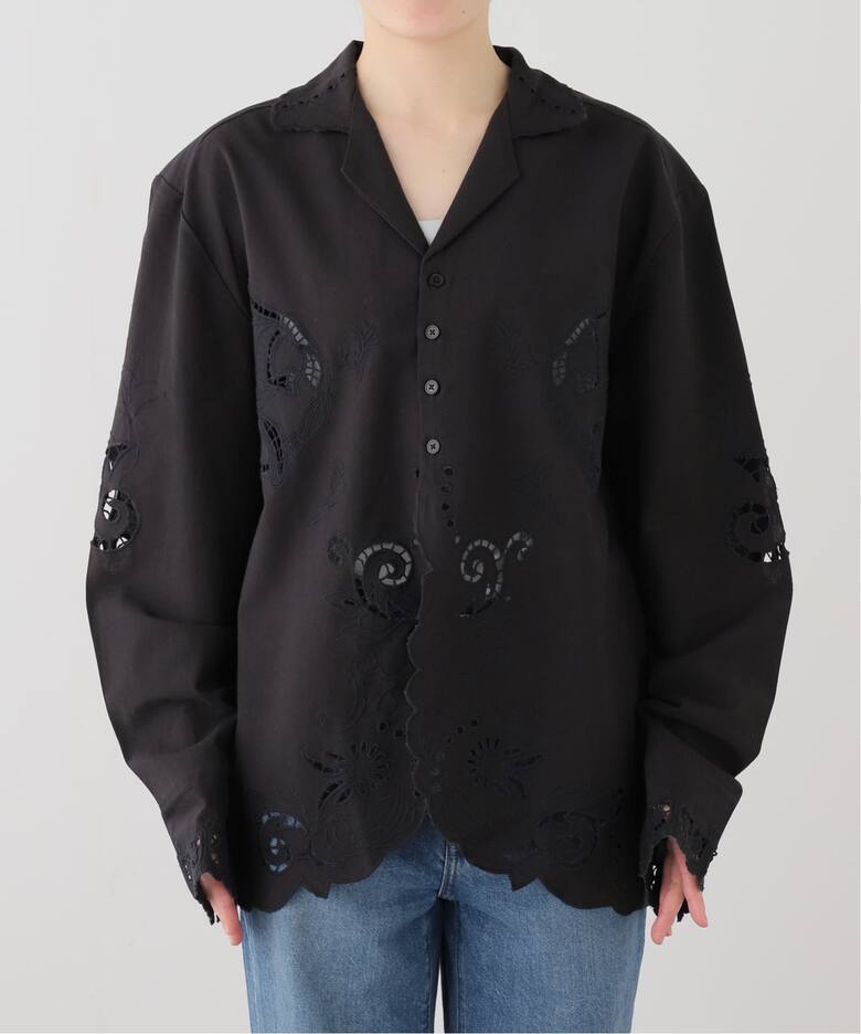 anuke Cutwork Opencollar Shirts（シャツ／ブラウス）｜BOICE FROM 