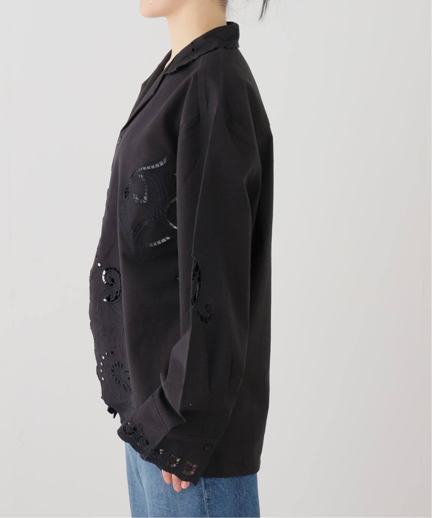 anuke Cutwork Opencollar Shirts（シャツ／ブラウス）｜BOICE FROM
