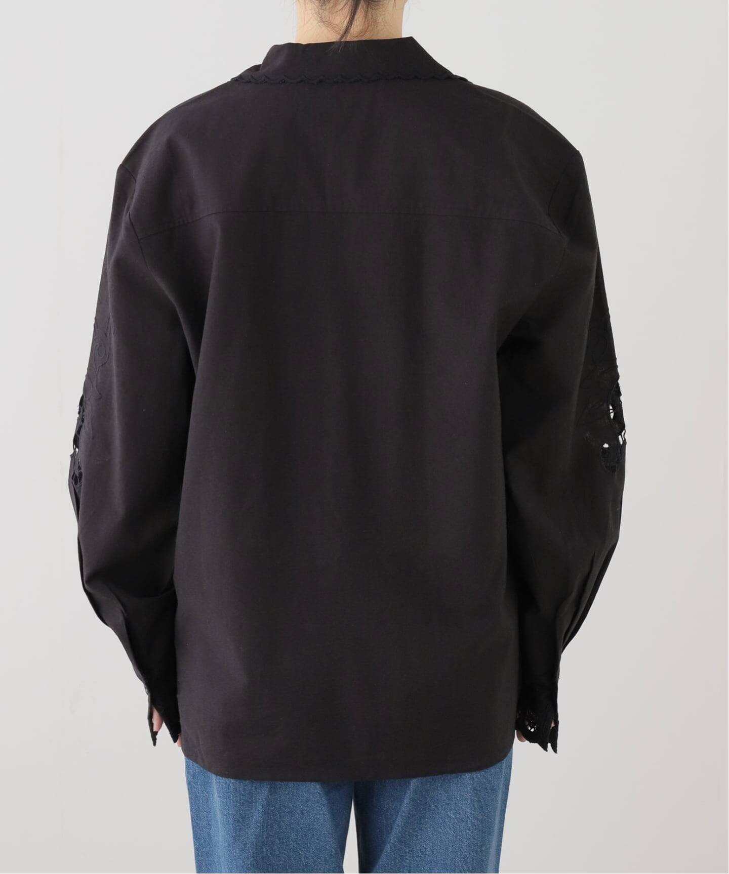 anuke Cutwork Opencollar Shirts（シャツ／ブラウス）｜BOICE FROM