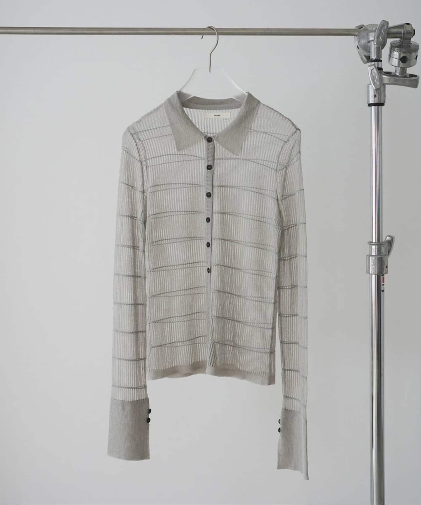 anuke Sheerborder Knit Shirts（ニット／セーター）｜BOICE FROM