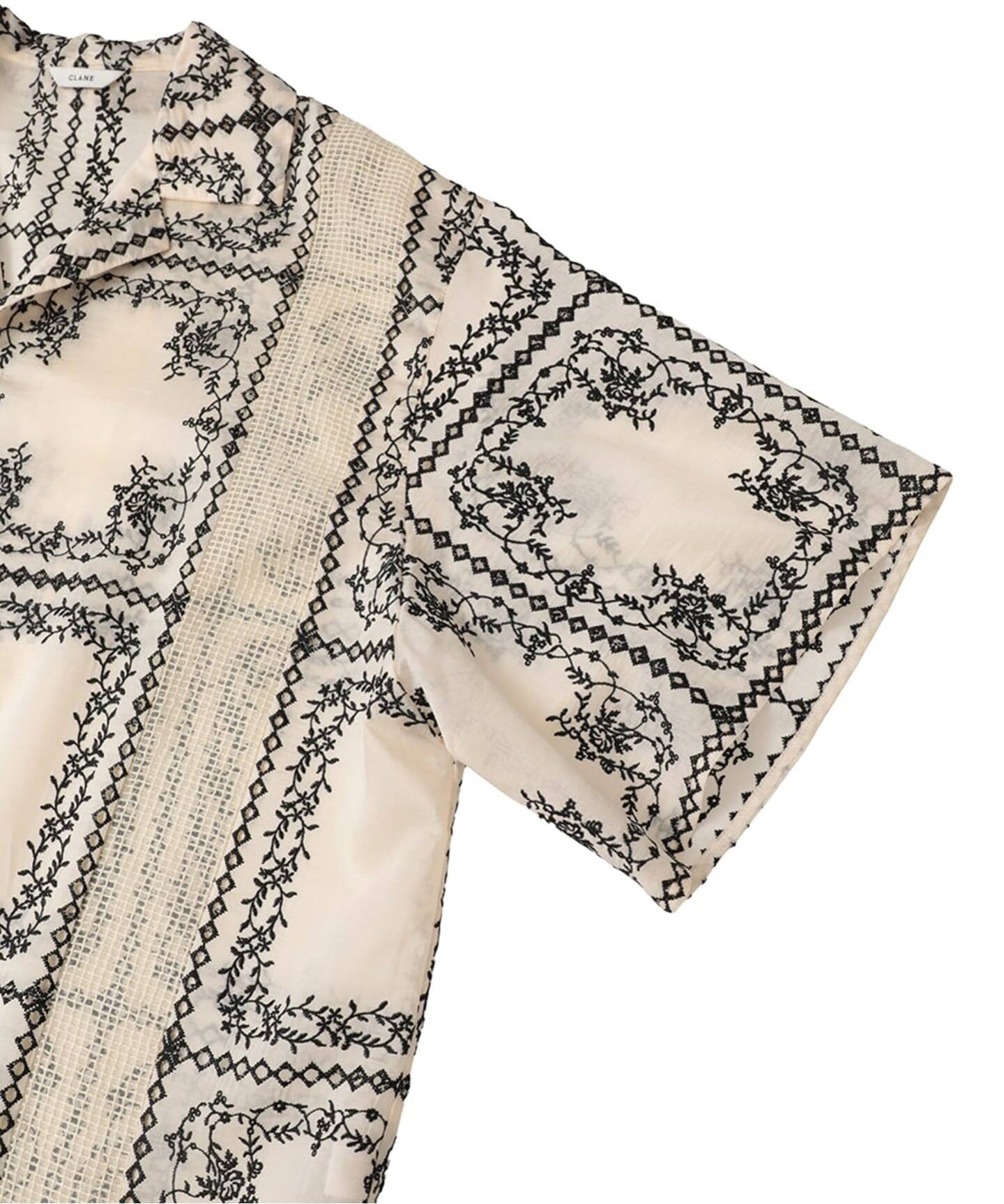 CLANE EMBROIDERY LACE BOX SHIRTS（シャツ／ブラウス）｜BOICE FROM