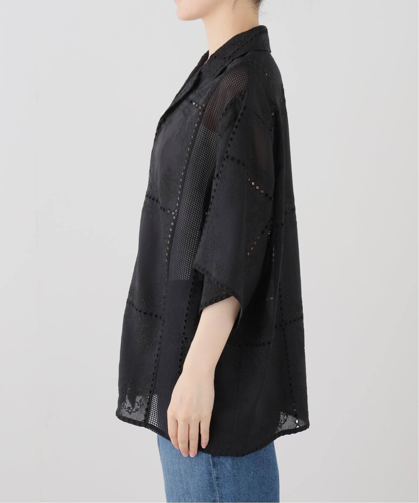 CLANE EMBROIDERY LACE BOX SHIRTS（シャツ／ブラウス）｜BOICE FROM 