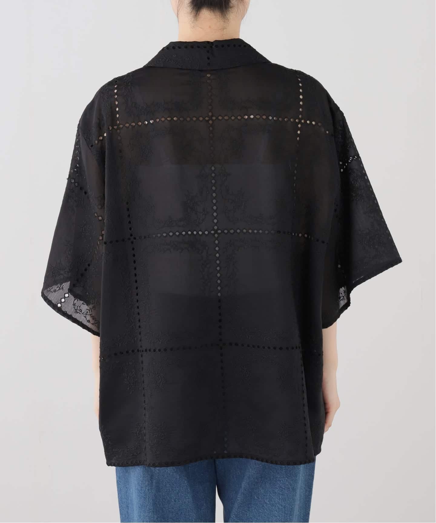 CLANE EMBROIDERY LACE BOX SHIRTS（シャツ／ブラウス）｜BOICE FROM