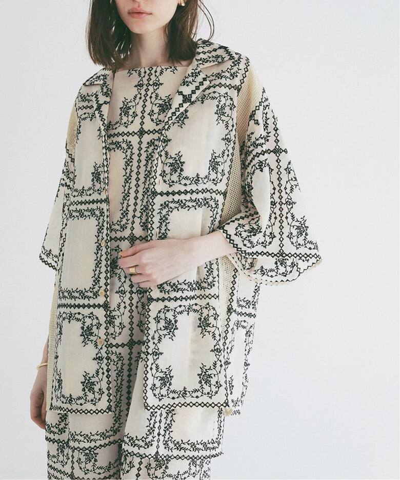 CLANE EMBROIDERY LACE BOX SHIRTS（シャツ／ブラウス）｜BOICE FROM 