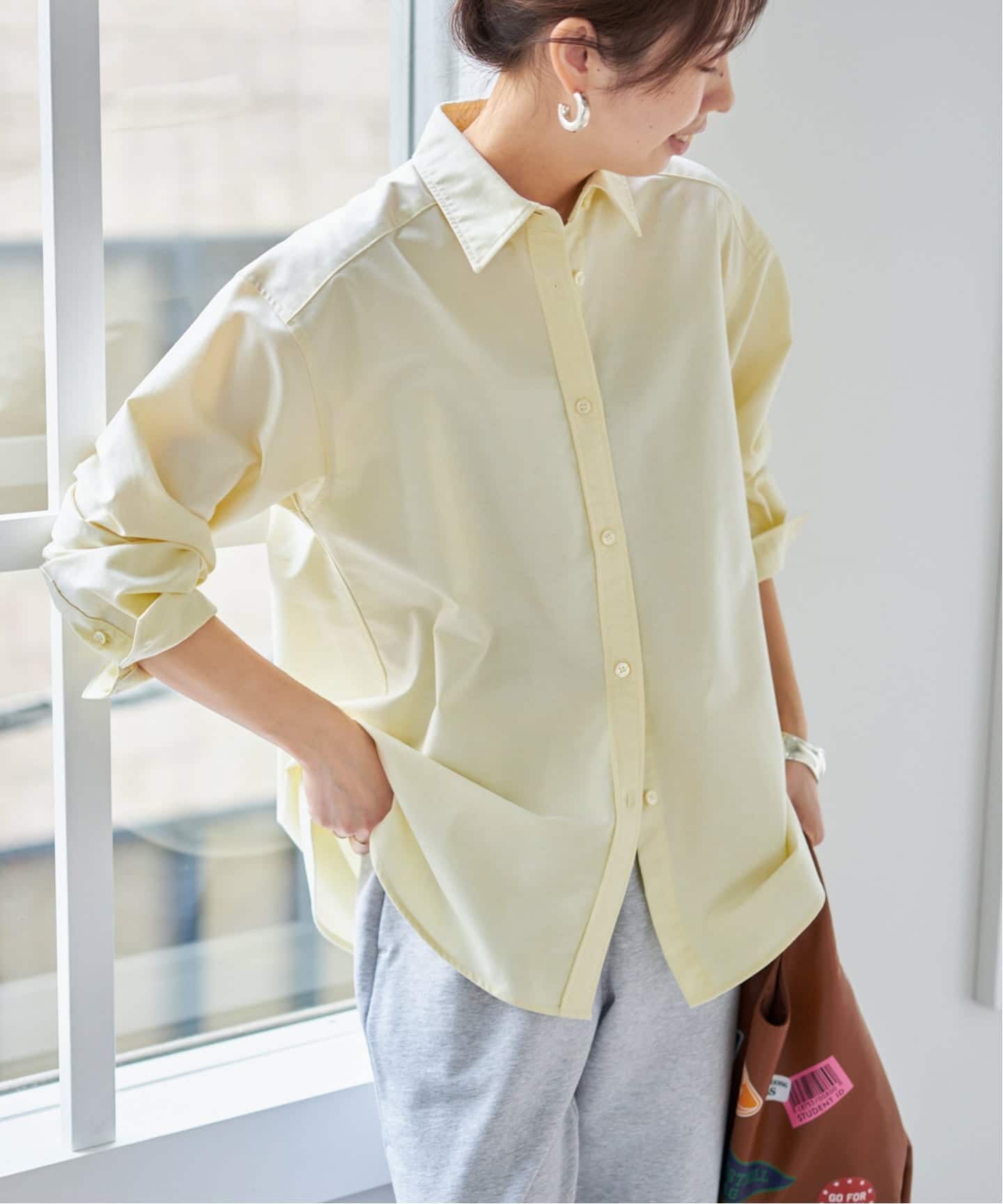 公式通販完売！Spick and Span ファインオックススタンドカラーシャツ ベーシックオックスシャツ（シャツ／ブラウス）｜Spick & Span