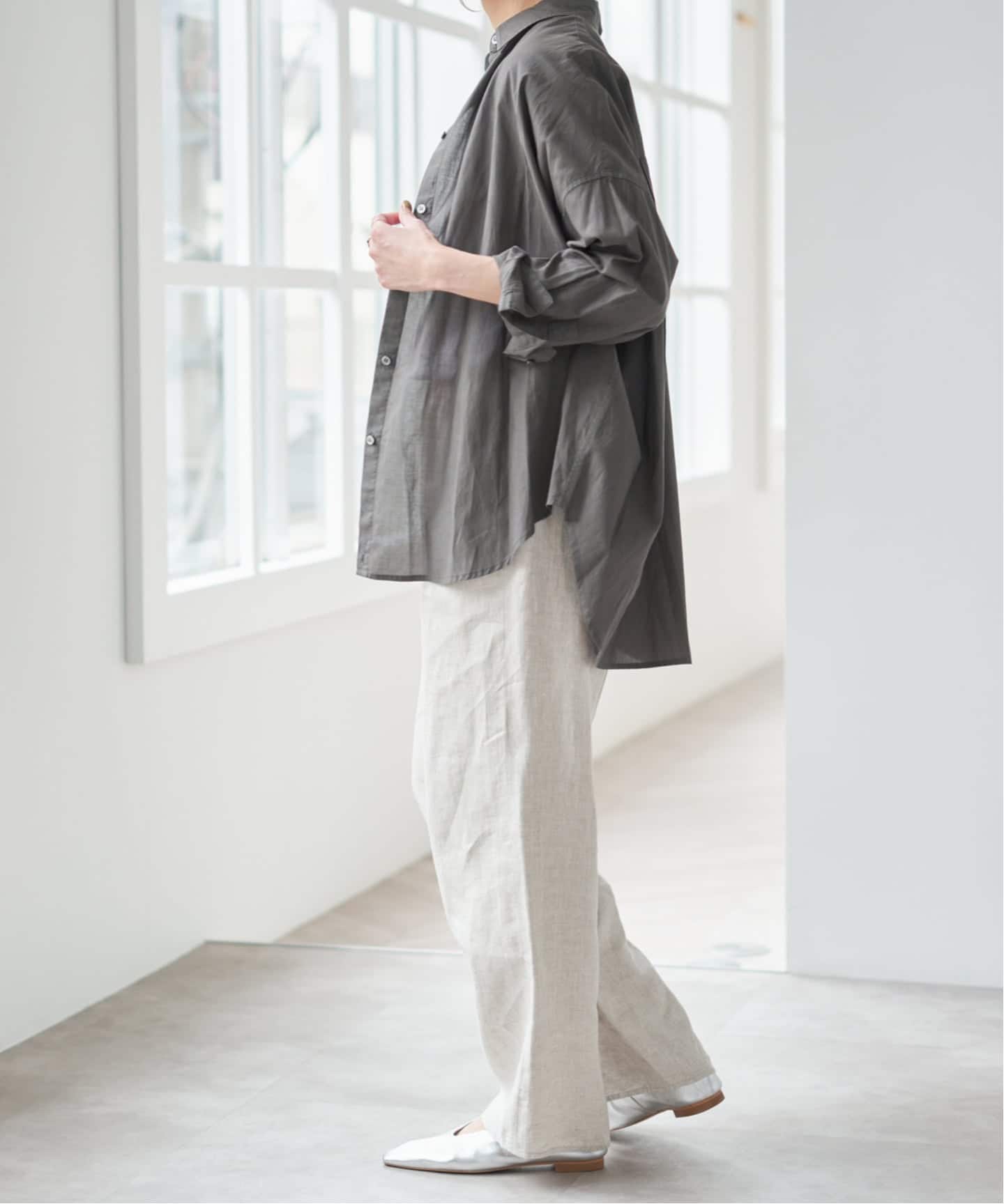 新色有り / 追加予約》ガーメントダイカシュクールシャツ（シャツ