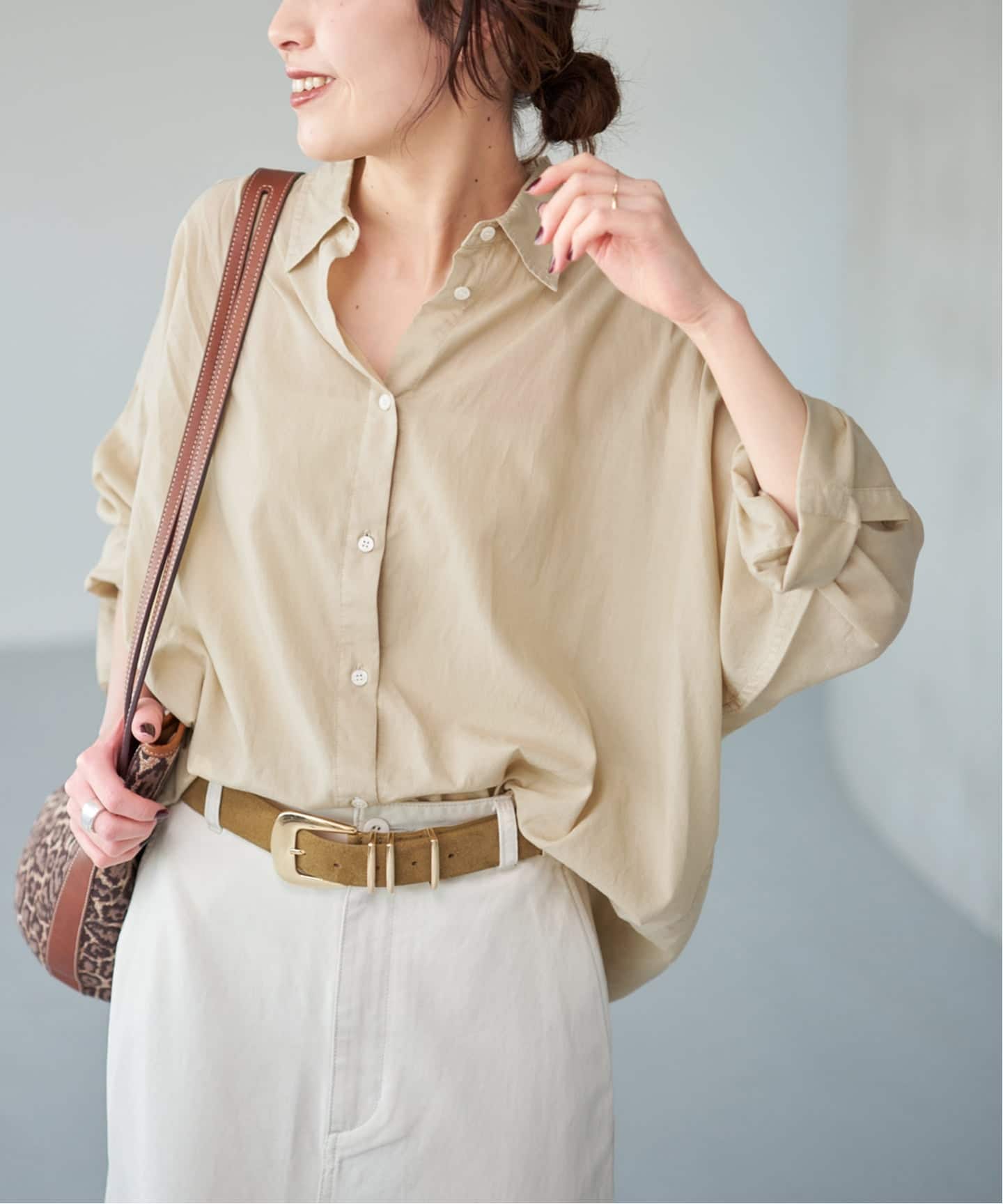 【イッチー様】Spick and Spanガーメントダイカシュクールシャツ 新色有り / 追加》ガーメントダイカシュクールシャツ（シャツ