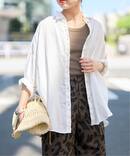 《追加》 80リネンカシュクール ビッグシャツ