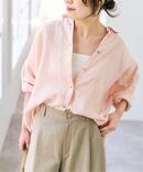 《追加》 80リネンカシュクール ビッグシャツ