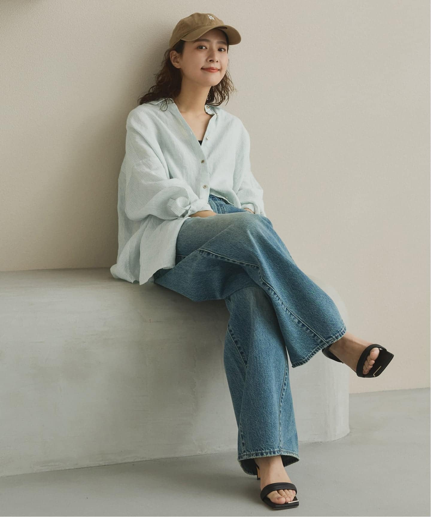 全15色 / 追加3》 80リネンカシュクール ビッグシャツ（シャツ