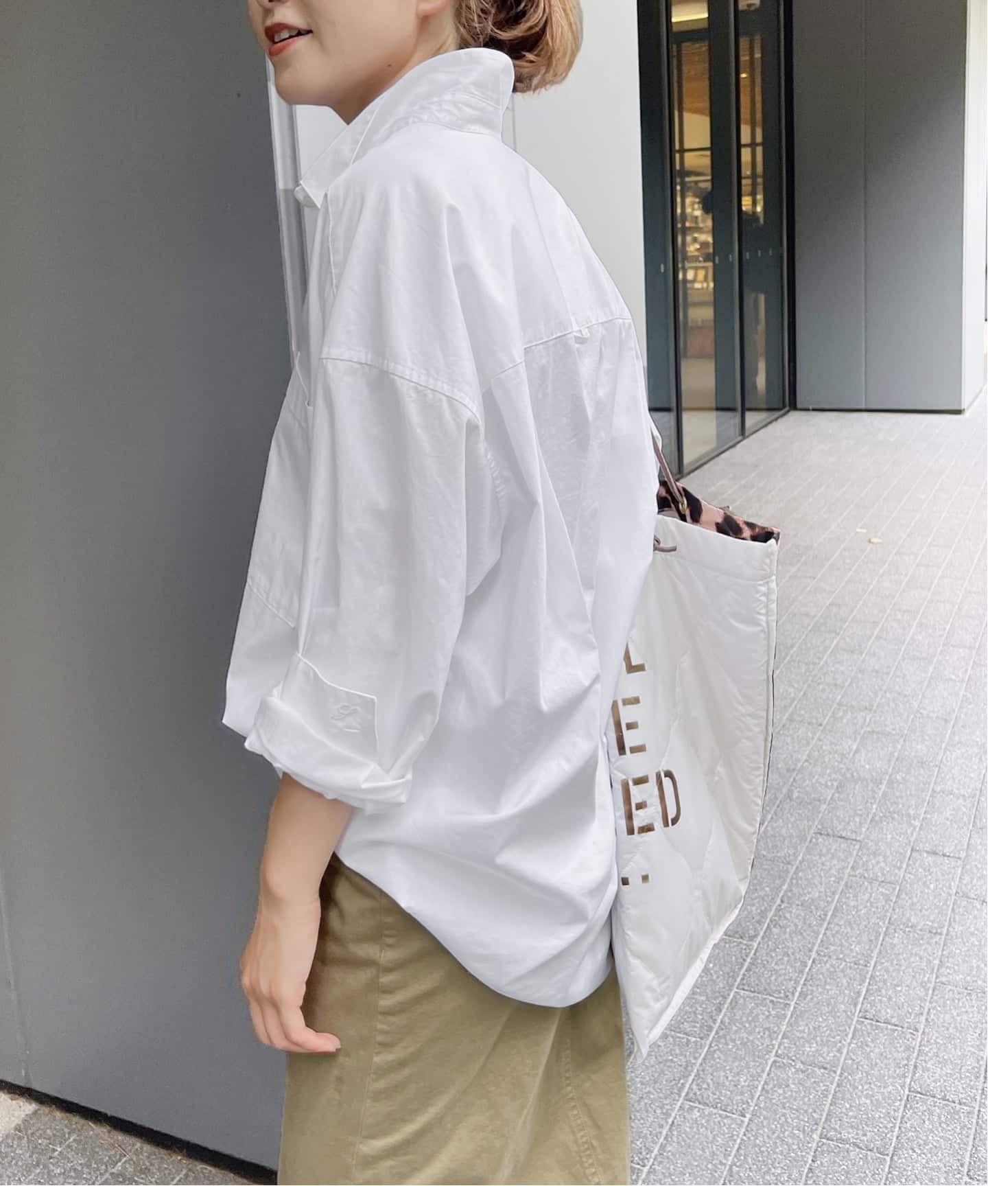 【オンライン在庫なし】Spick and Span⭐︎50コットンオーバーシャツ 追加予約》50コットンオーバーシャツ（シャツ／ブラウス）｜Spick and