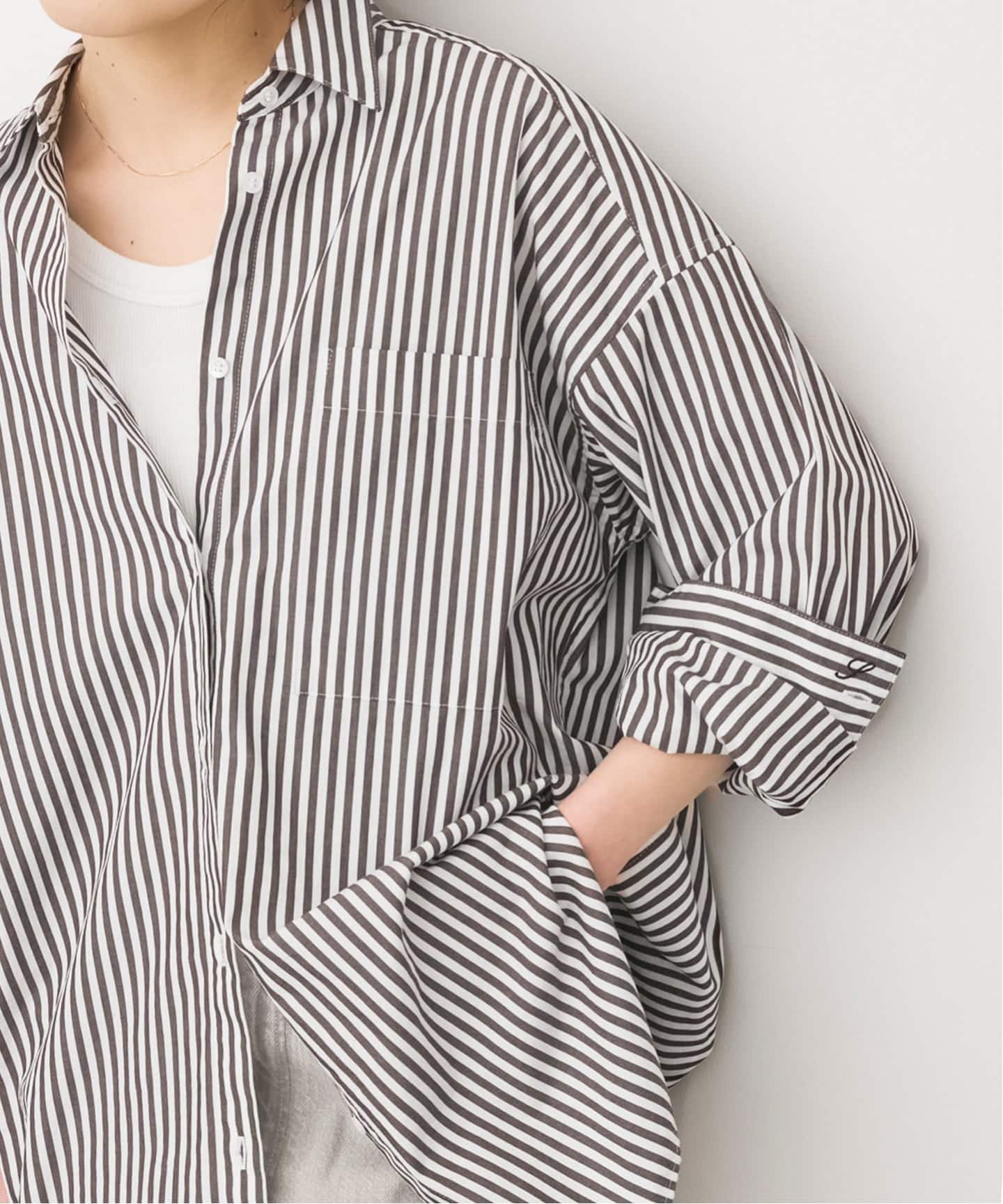 追加》50コットンオーバーシャツ（シャツ／ブラウス）｜Spick and Span