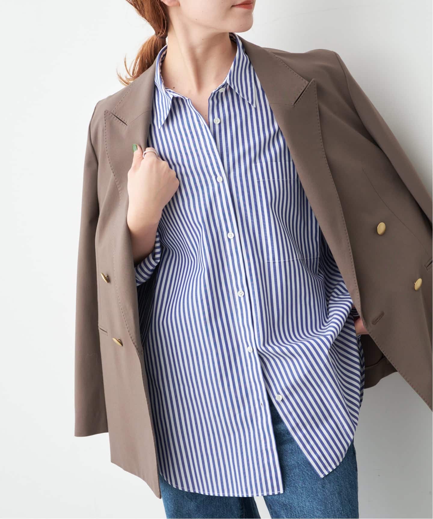 追加予約》50コットンオーバーシャツ（シャツ／ブラウス）｜Spick and