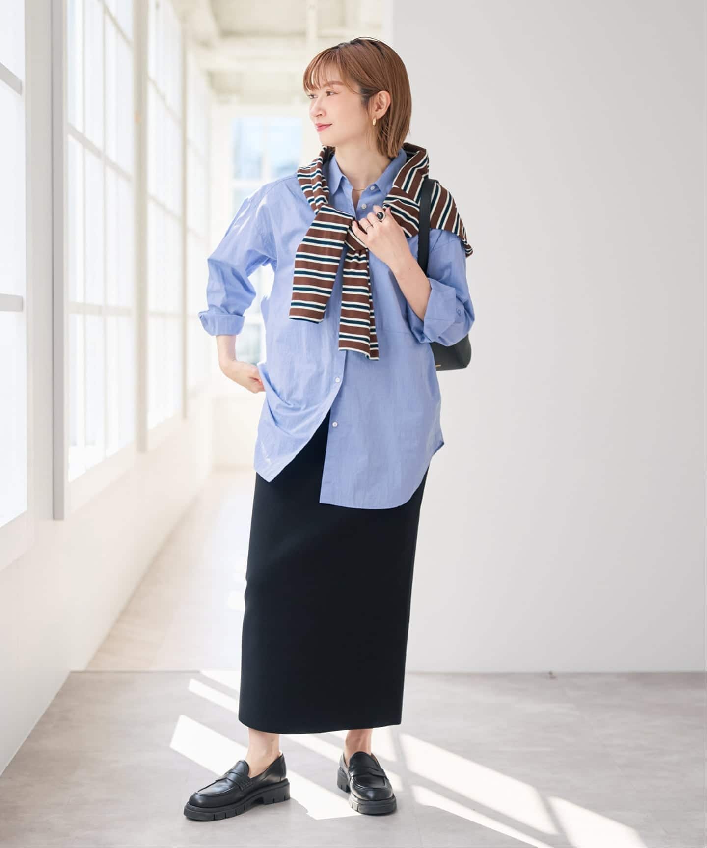 WEB限定 / 追加2予約》50コットンオーバーシャツ（シャツ／ブラウス