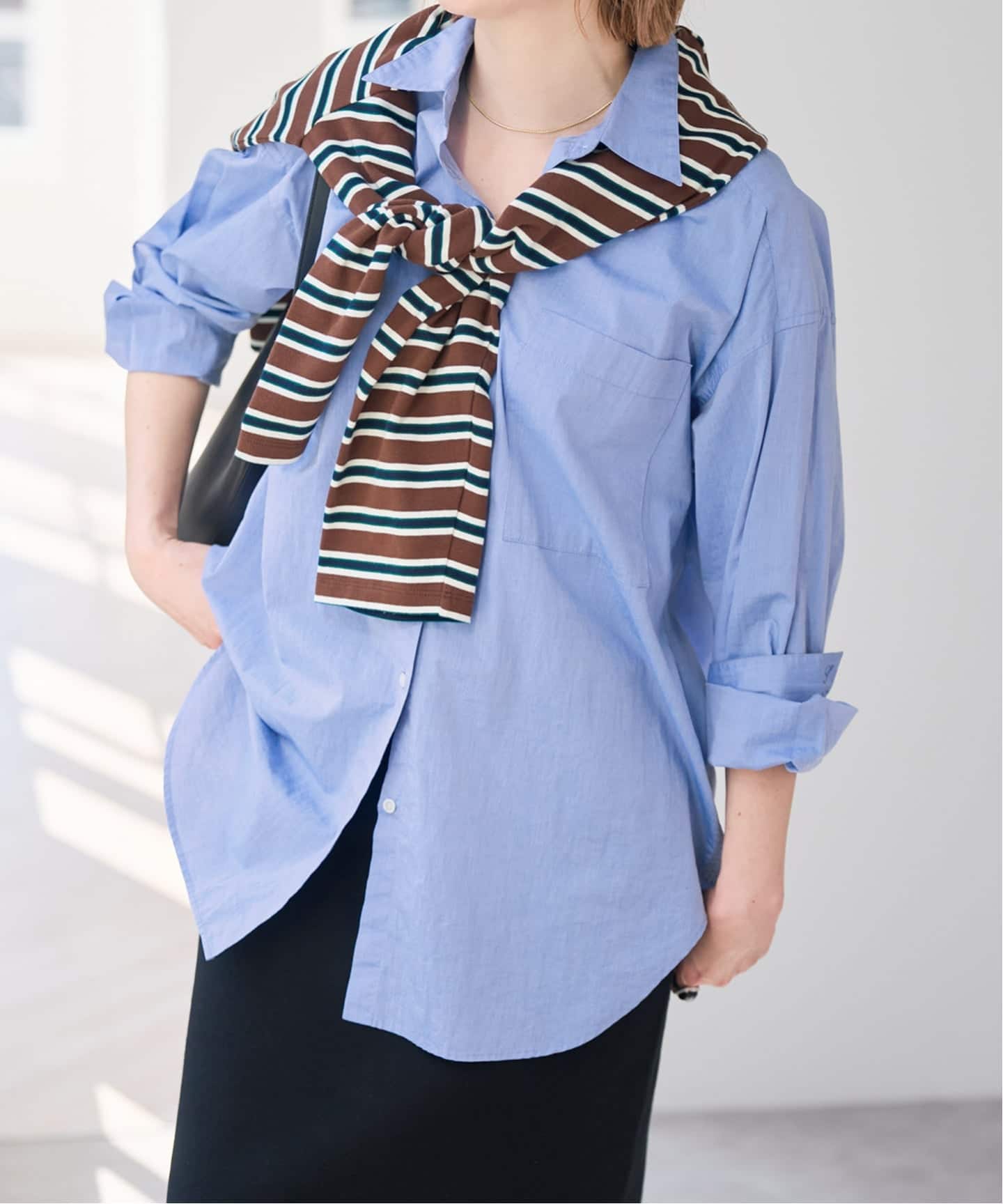 WEB限定 / 追加2》50コットンオーバーシャツ（シャツ／ブラウス