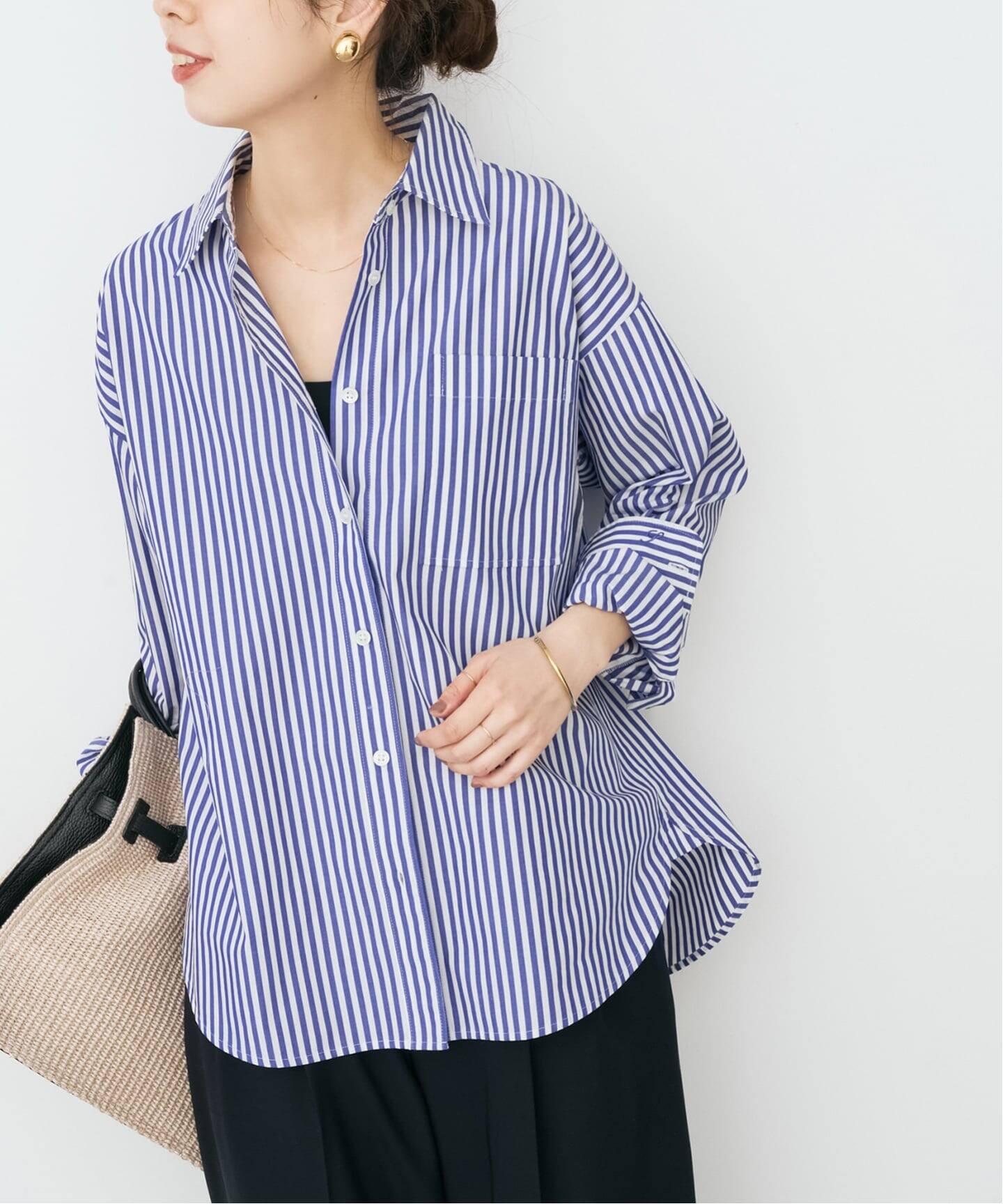 新色有り / 追加予約》50コットンコンパクトシャツ（シャツ／ブラウス