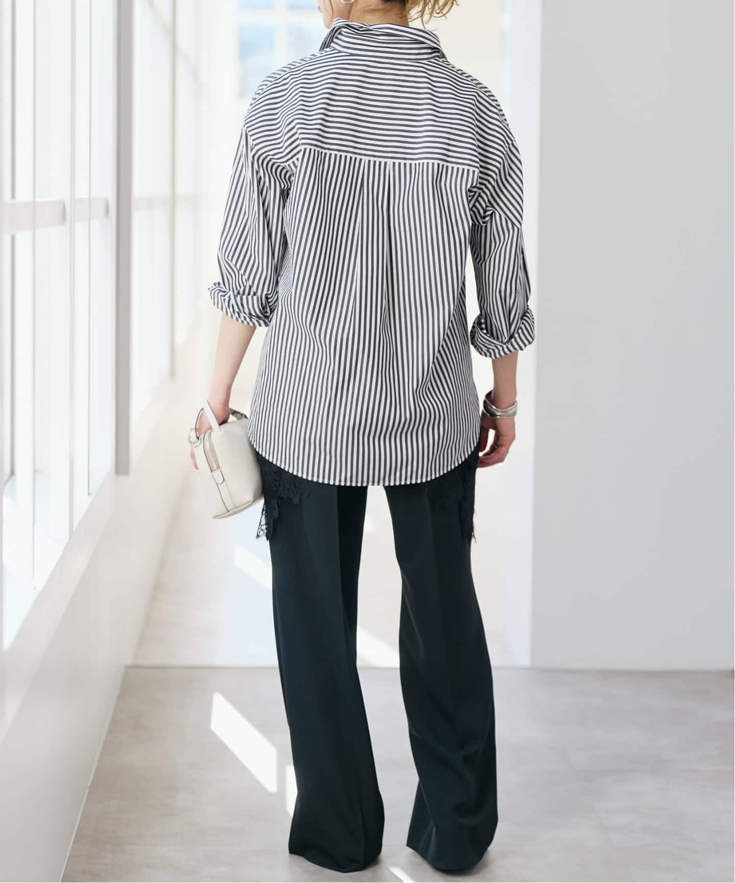 新色有り / 追加2》50コットンコンパクトシャツ（シャツ／ブラウス