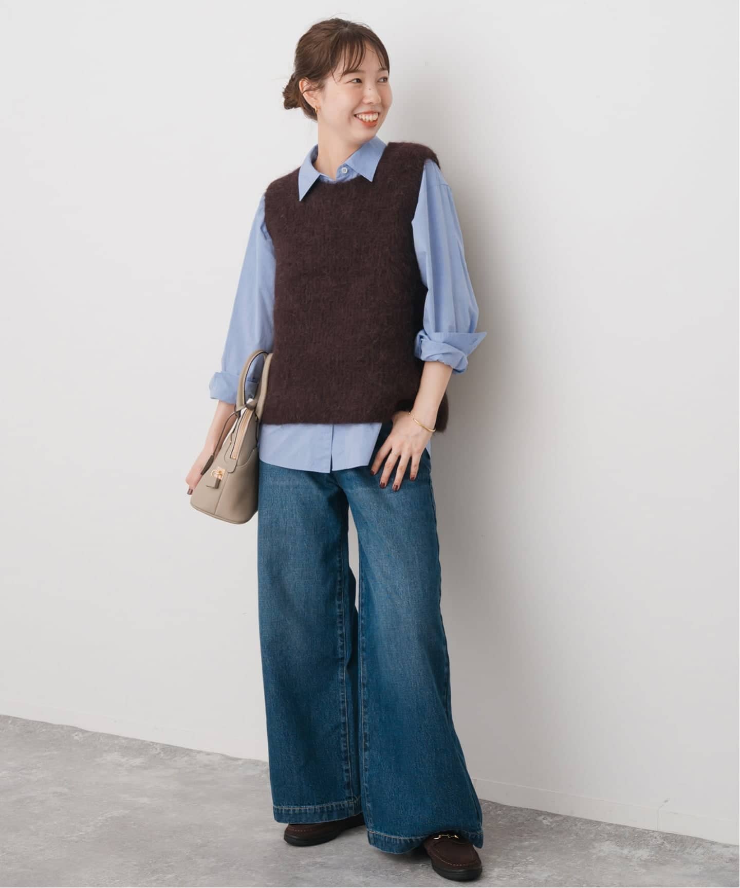 【Spick &amp; Span 】50コットンコンパクトシャツ 50コットンコンパクトシャツ（シャツ/ブラウス）｜Spick & Span