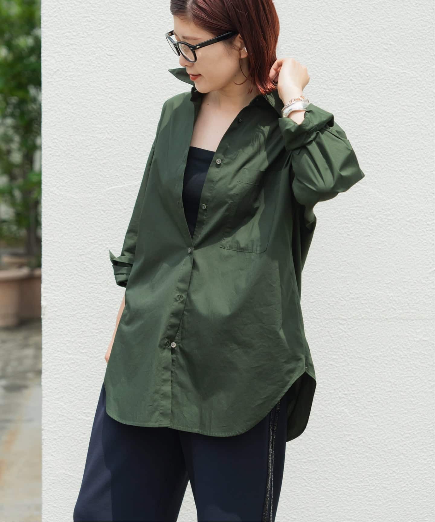 WEB限定 / 追加2予約》50コットンオーバーシャツ（シャツ／ブラウス
