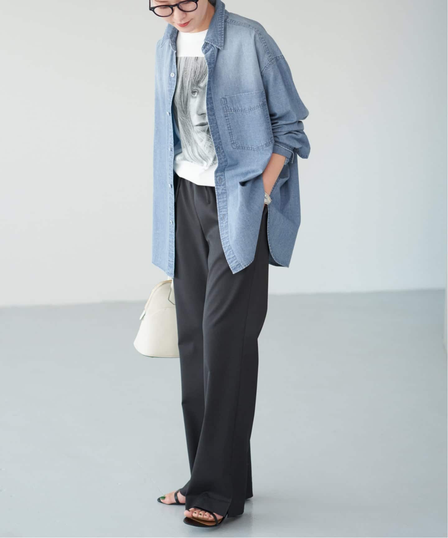 シャンブレールーズシャツ（シャツ／ブラウス）｜Spick and Span