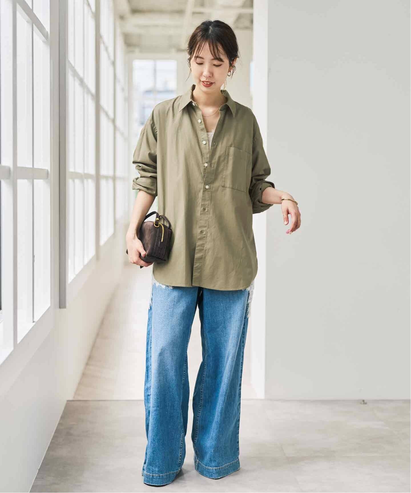 予約》ソフトオックスルーズシャツ（シャツ／ブラウス）｜Spick & Span 