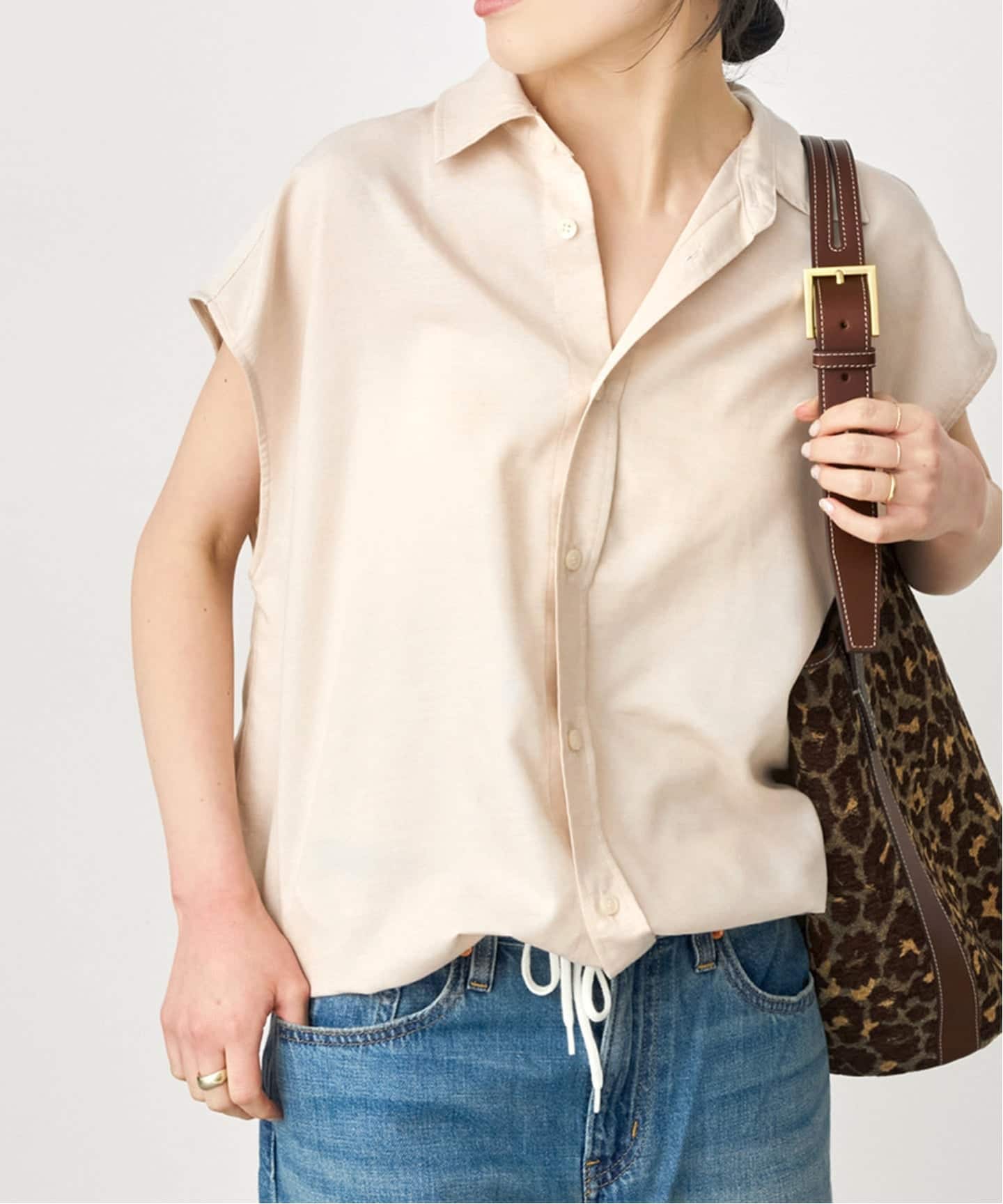 Spick & Span - ソフトブロードフレンチヘムギャザーシャツ 追加》ソフトブロードフレンチヘムギャザーシャツ（シャツ／ブラウス