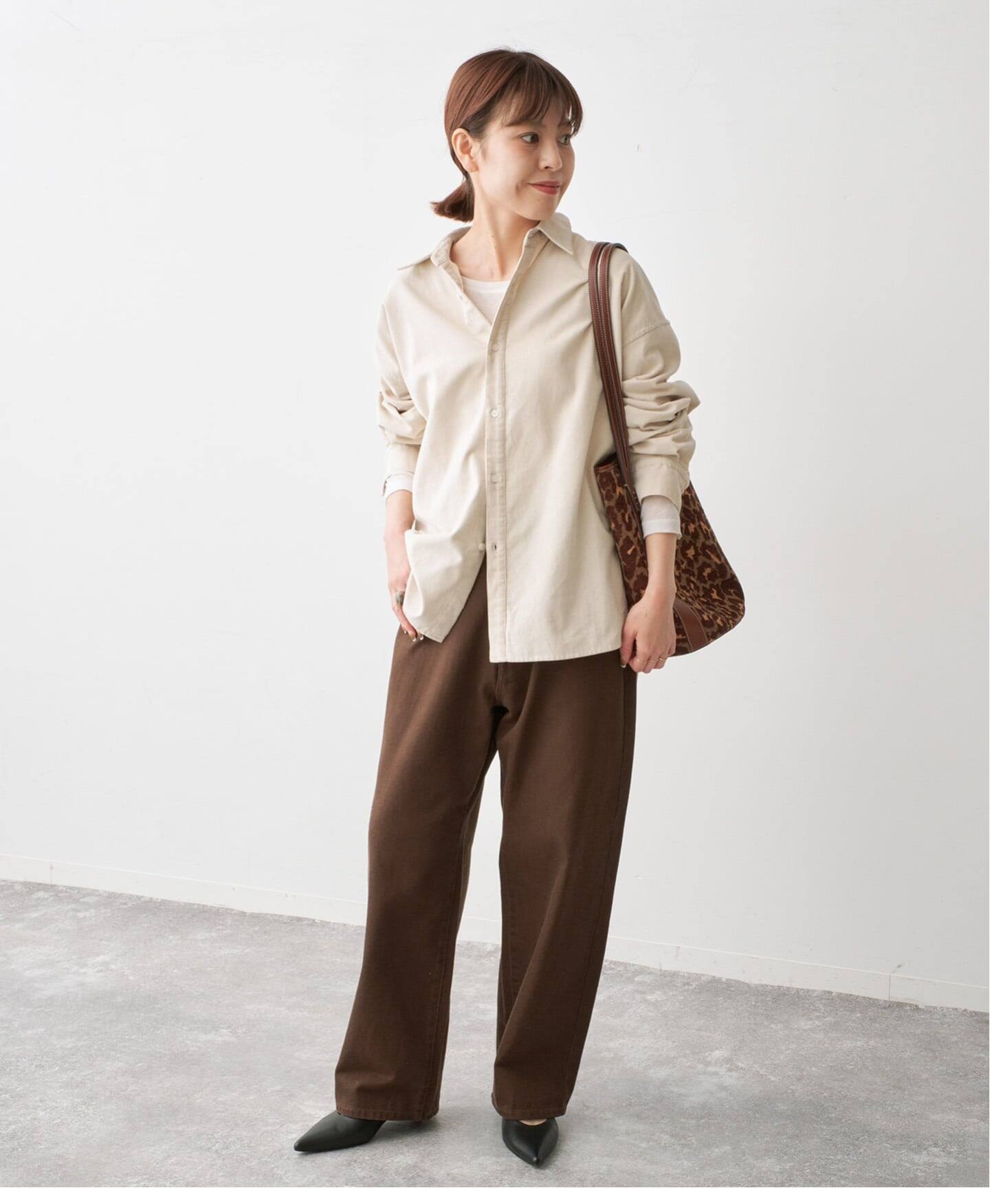 新色有り / 追加》コットンコーデュロイルーズシャツ（シャツ 